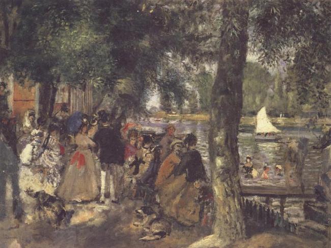 Pierre Renoir La Grenouilliere oil painting image